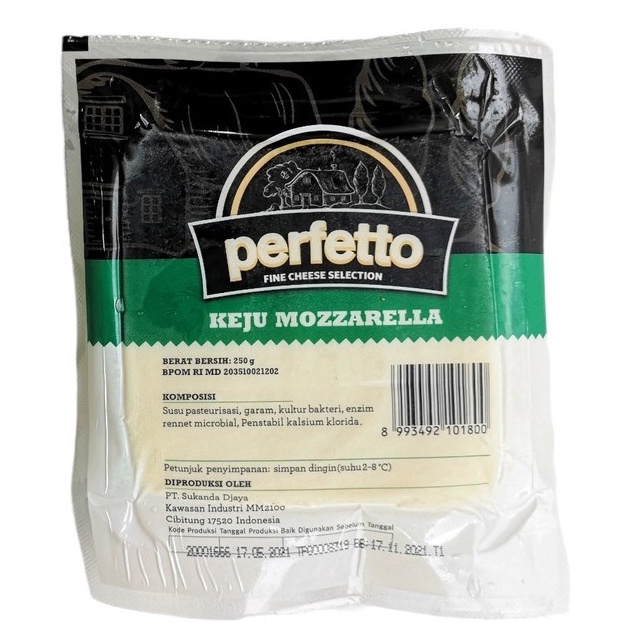 

NWVH38 D2289 Perfetto Mozarella Cheese 25gr Keju Mozzarela