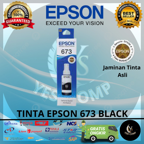 Tinta Printer Epson 673 Hitam/Black Original Ink