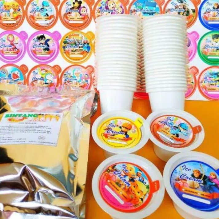 

FMPD754 DISKON Paket Bubuk Es Krim Murah 2gram 5 cup Paket Usaha Es Krim Lengkap Paket Usaha Ice Cream 2gram