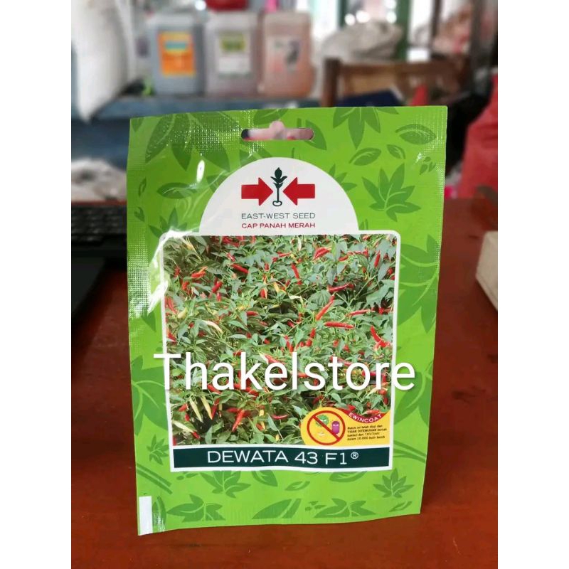 Benih cabe rawit dewata 43 f1 350 butir cap panah merah