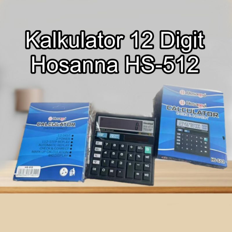 

Kalkulator Murah 12 Digit Hosanna / Kalkulator Eselon 2 Power Hs-512