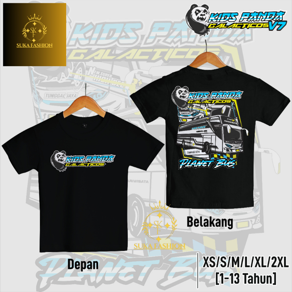 KAOS VIRAL KIDS PANDA UNLIMITED