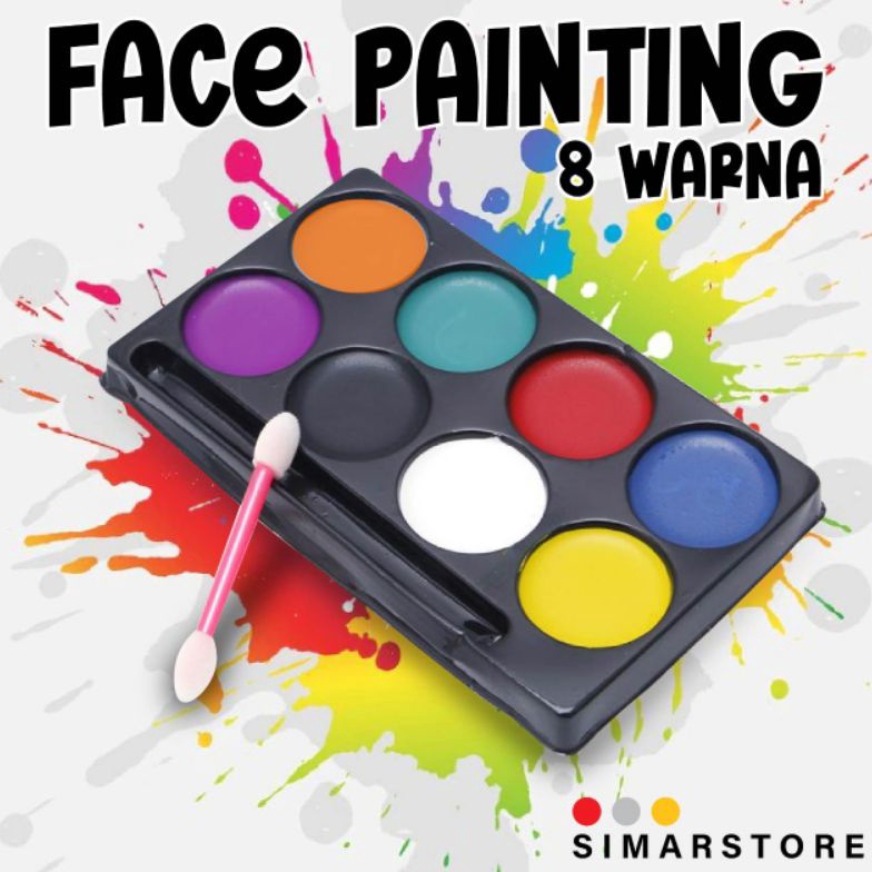 

Big sale FACE PAINTING 8 WARNA KMK