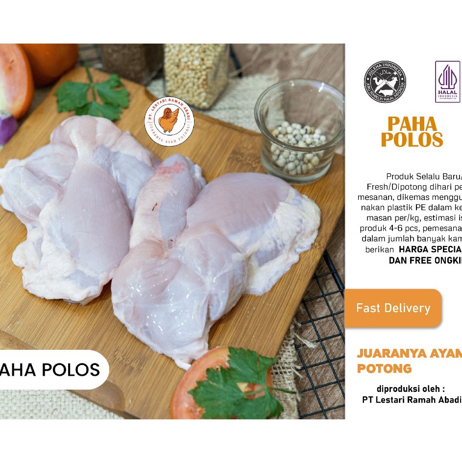 

KDCB6161 SALE Daging Ayam Paha Fillet Tanpa Kulit 1kg