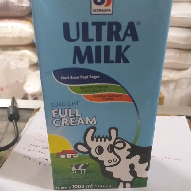 

GYTB9252 TERBARU susu uht ultramilk 1lt full cream