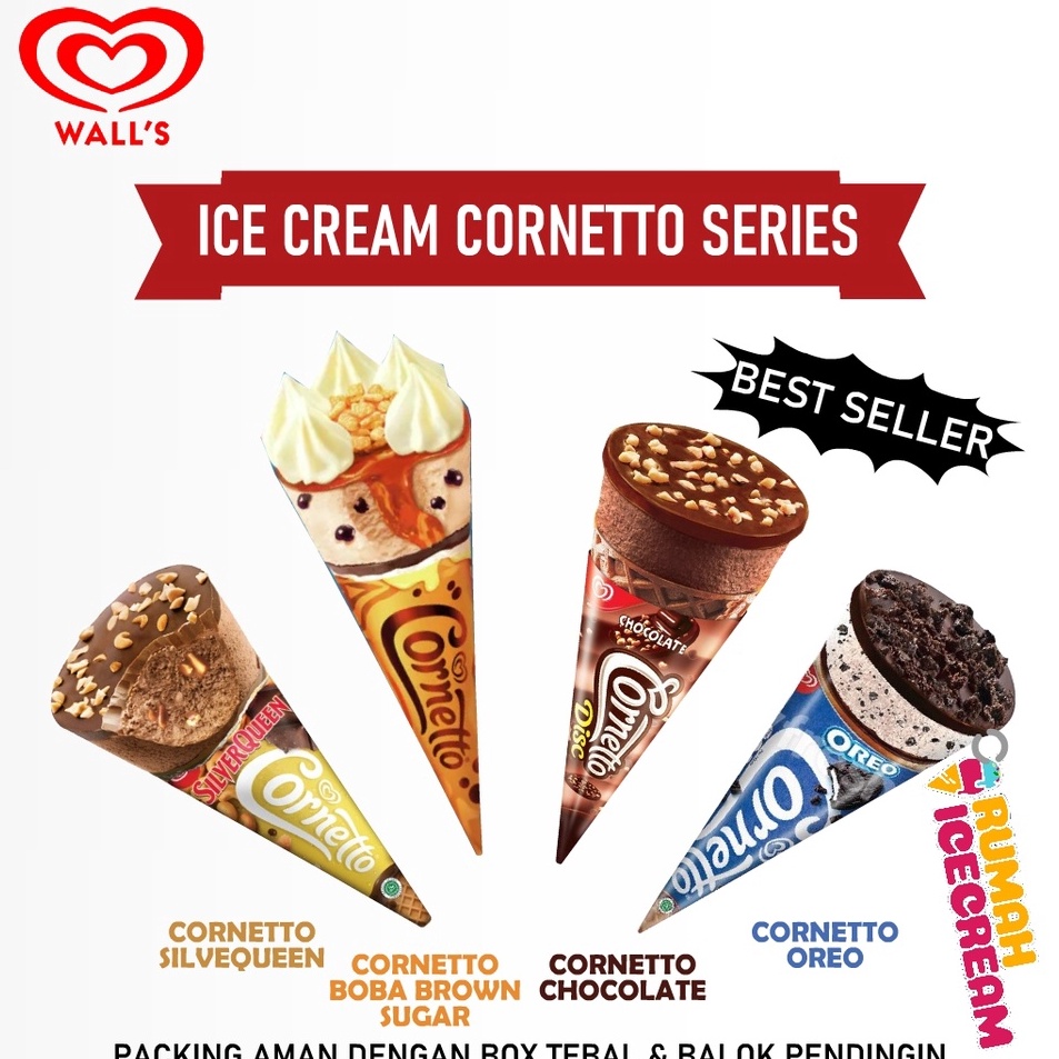 

KJZK342 MEGA SALE Es Krim Walls Cornetto