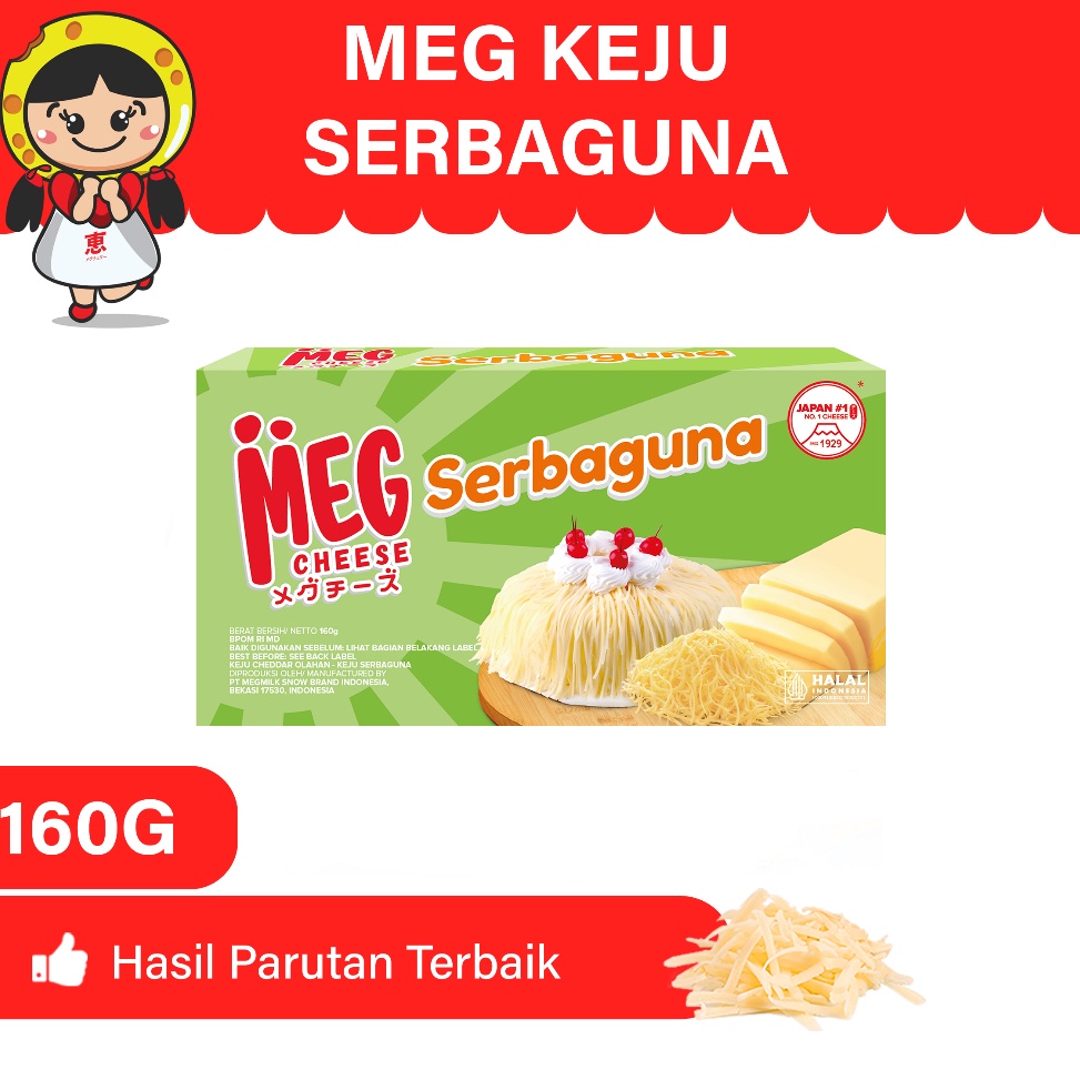 

PKVX7456 Jangan Sampai Kehabisan MEG Keju Serbaguna 16 gram