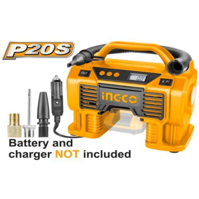 CACLI2002 CORDLESS MINI KOMPRESOR ANGIN MINI POMPA BAN 160PSI INGCO Diskon