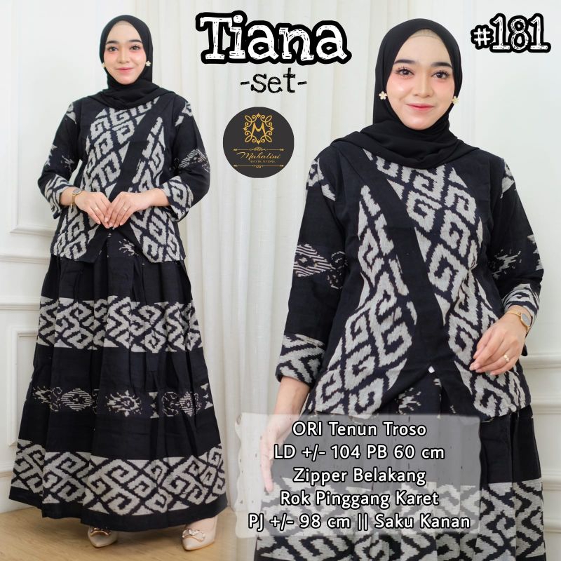 TIANA SET TENUN/SET TENUN SOLO/SET TENUN TROSO/TENUN ORIGINAL/SET TENUN KERJA/TENUN SOLO/TENUN MURAH