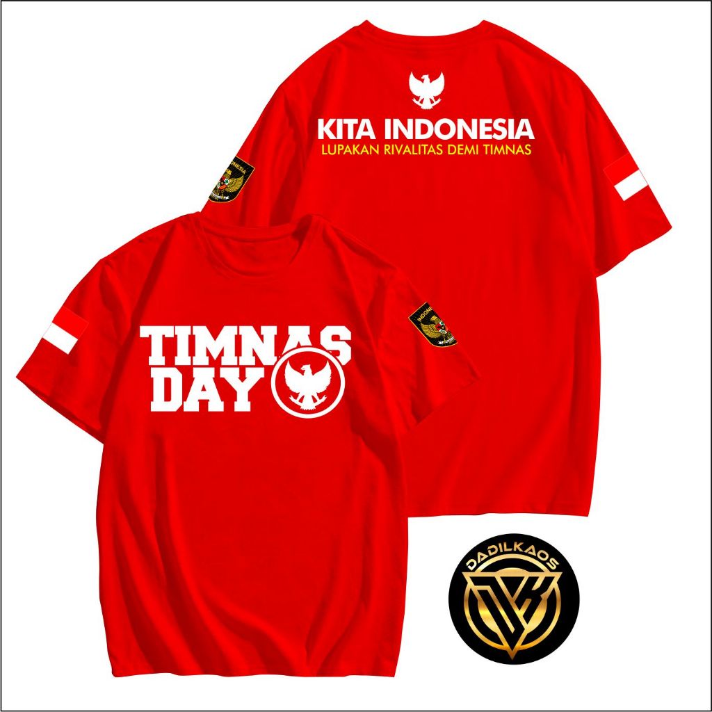 kaos timnas day / kaos timnas indonesia / kaos indonesia / kaos garuda