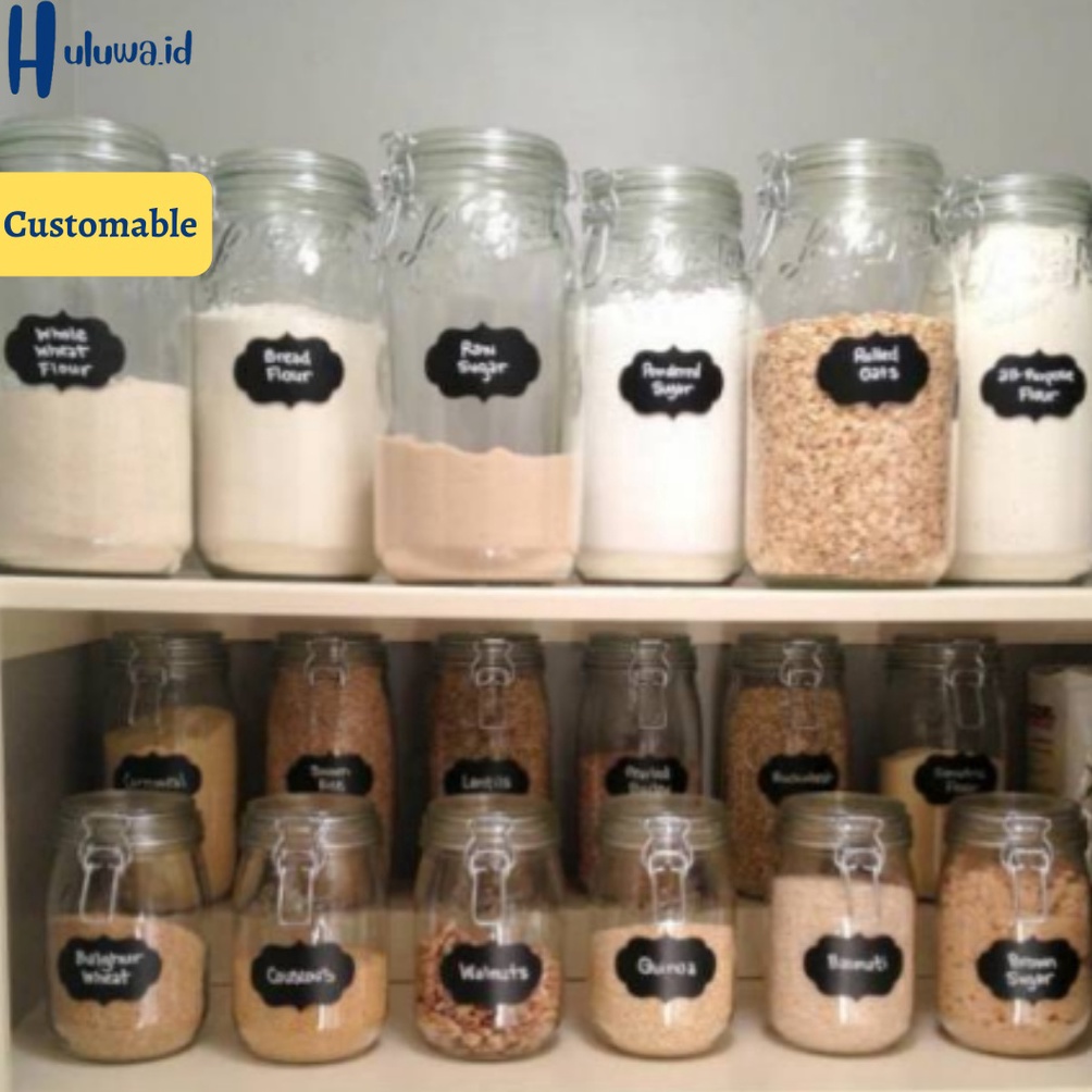 

Produk Terkini Stiker Label Bumbu Dapur Organizer Pantry Waterproof SpidolKitchen Seasoning Label Stickers 75