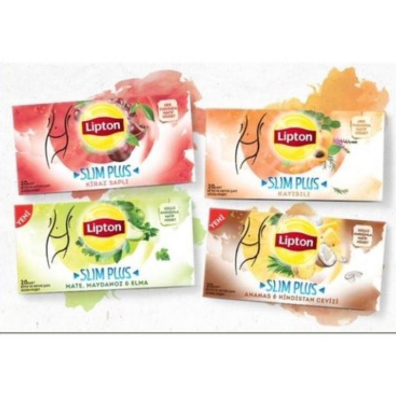 

el baru Lipton Slim plus Tea Teh Diet Herbal Turkey harga promo JGS