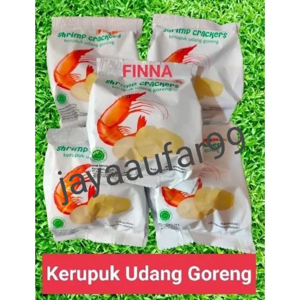 

Terlaris Kerupuk Udang Goreng FINNA shrimp Crackers 1gr 1karton isi 12pcs FY