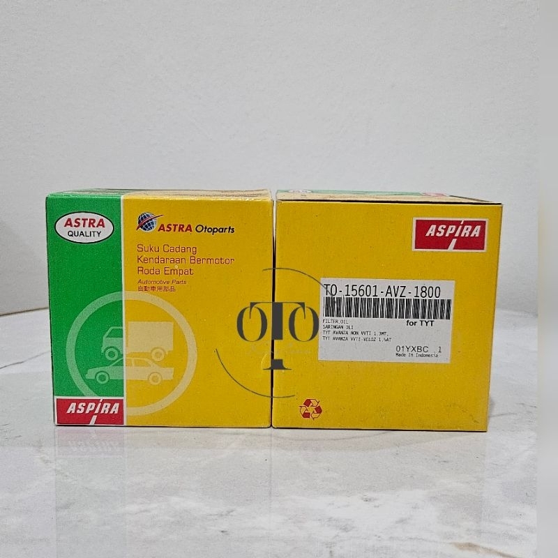 Filter Oli Aspira mobil Toyota Avanza Veloz Rush Original 100%