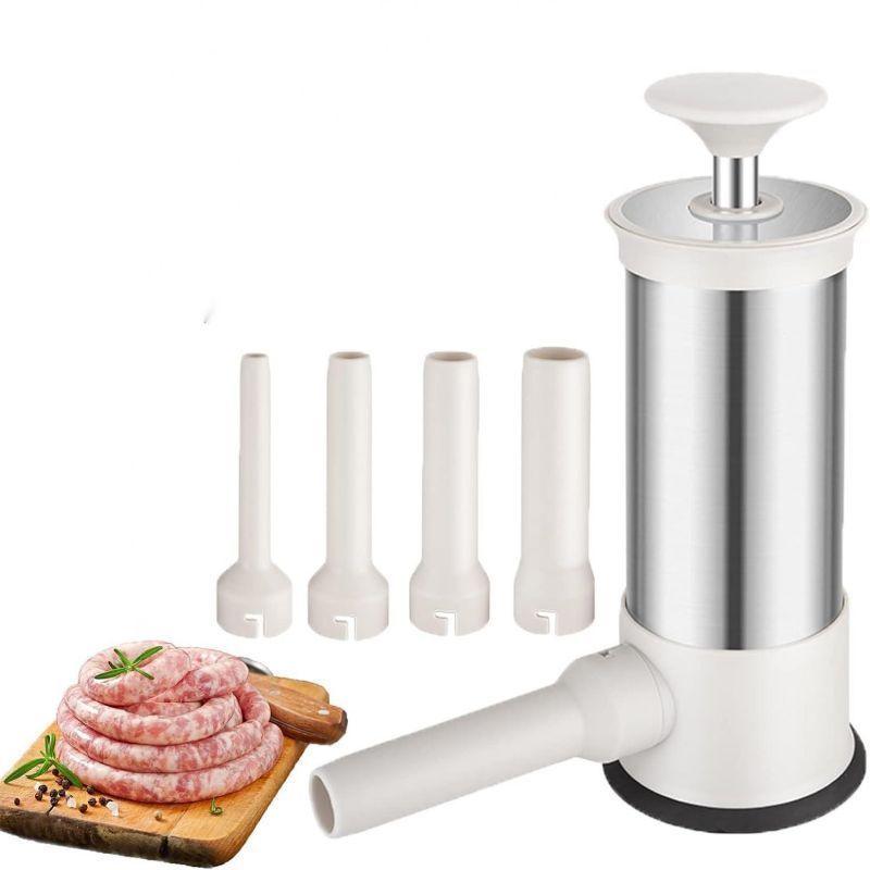 Alat Pembuat Sosis Manual 304 Stainess Alat Suntik Pembuat Sosis Manual Sausage Maker Sosis Filler