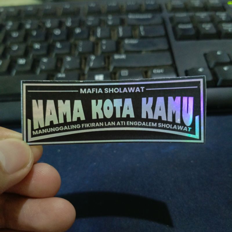 

(Promo Isi 12pcs) Stiker Mafia Sholawat Hologram