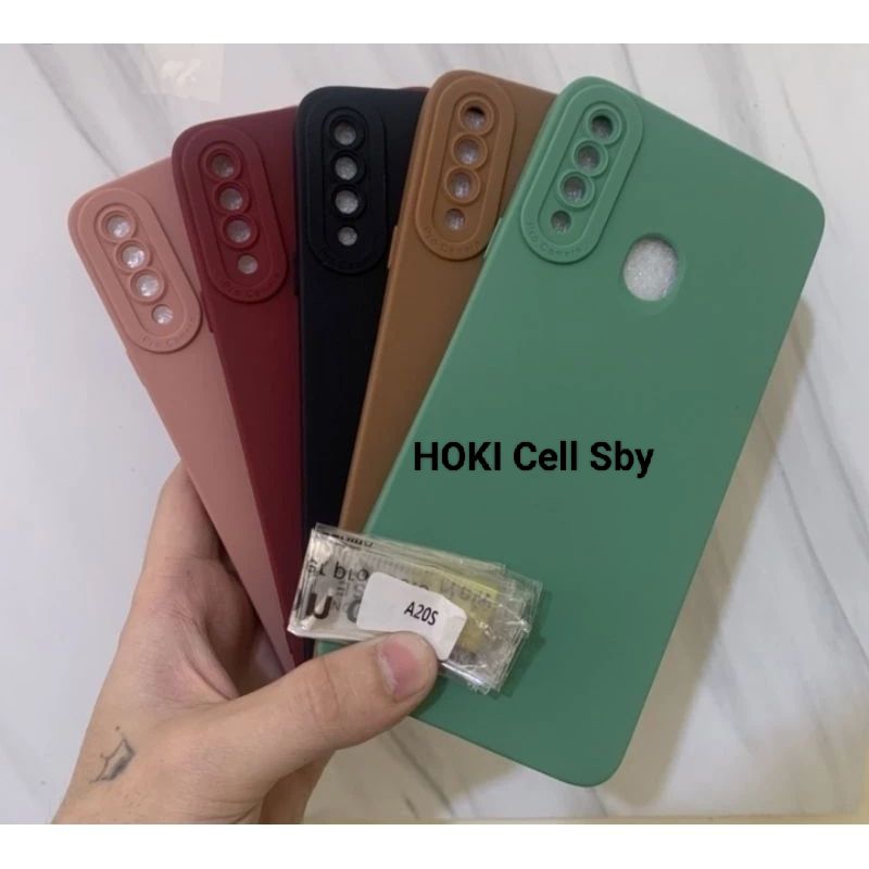Soft Case Samsung  A20S  Terbaru Case Macaron full cover bahan lentur