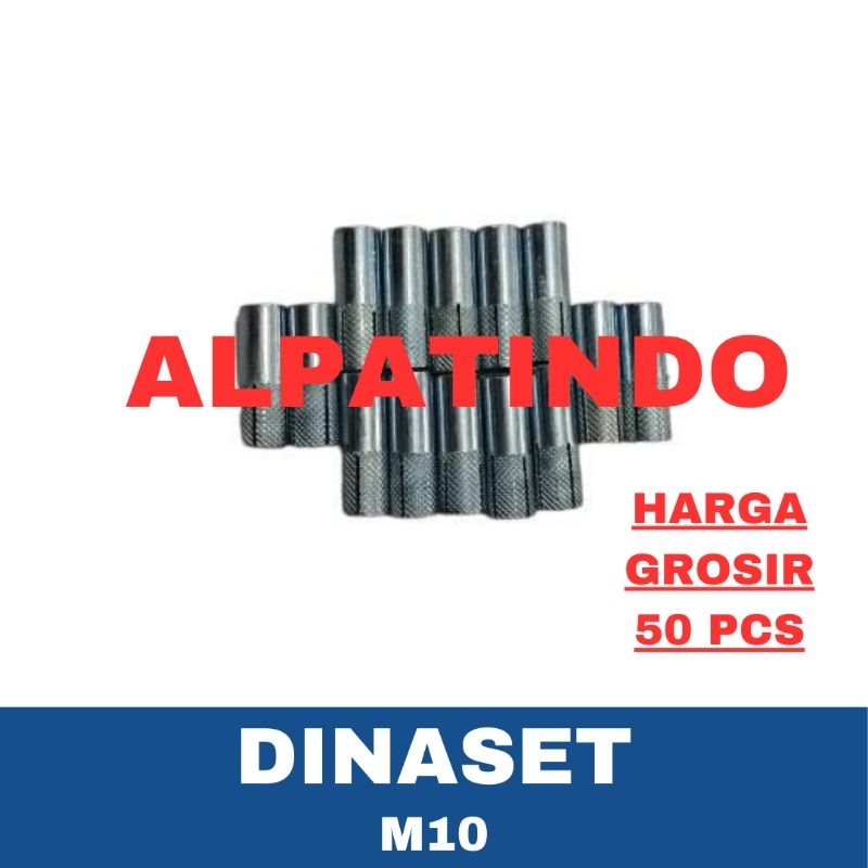 Dinaset M 10 / Dynaset M 10 / Drop in Anchor M 10 / Dinaset 10 mm