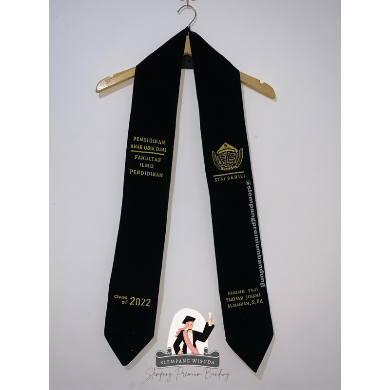 # Expess (1 HARI JADI) Selempang Kalung Custom Bandung Selempang Wisuda Leher #Aksesoris Wisuda
