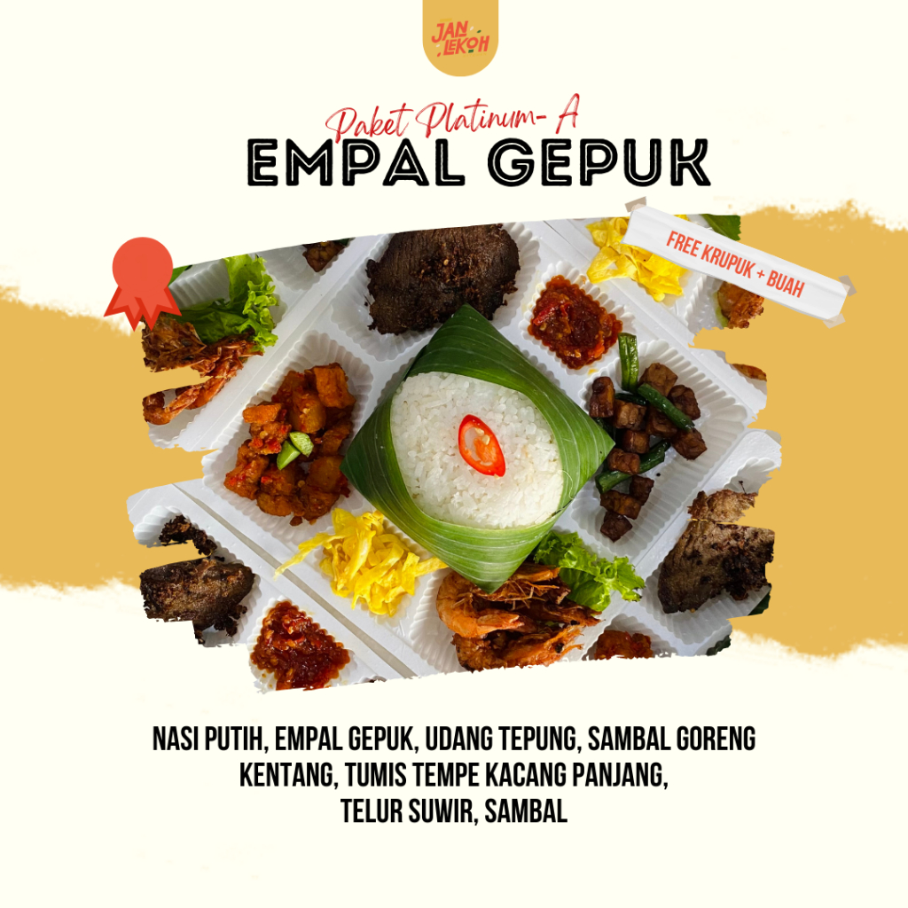 

NASI BOX JANLEKOH - PAKET PLATINUM - EMPAL GEPUK