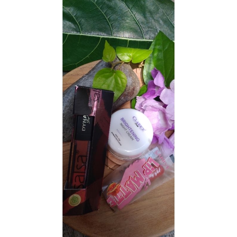 KOSMETIK MURAH MERIAH//KOSMETIK PRELOVED//SALSA DYNAMATTE LIP CREAM//SANIYE LIP MATTE