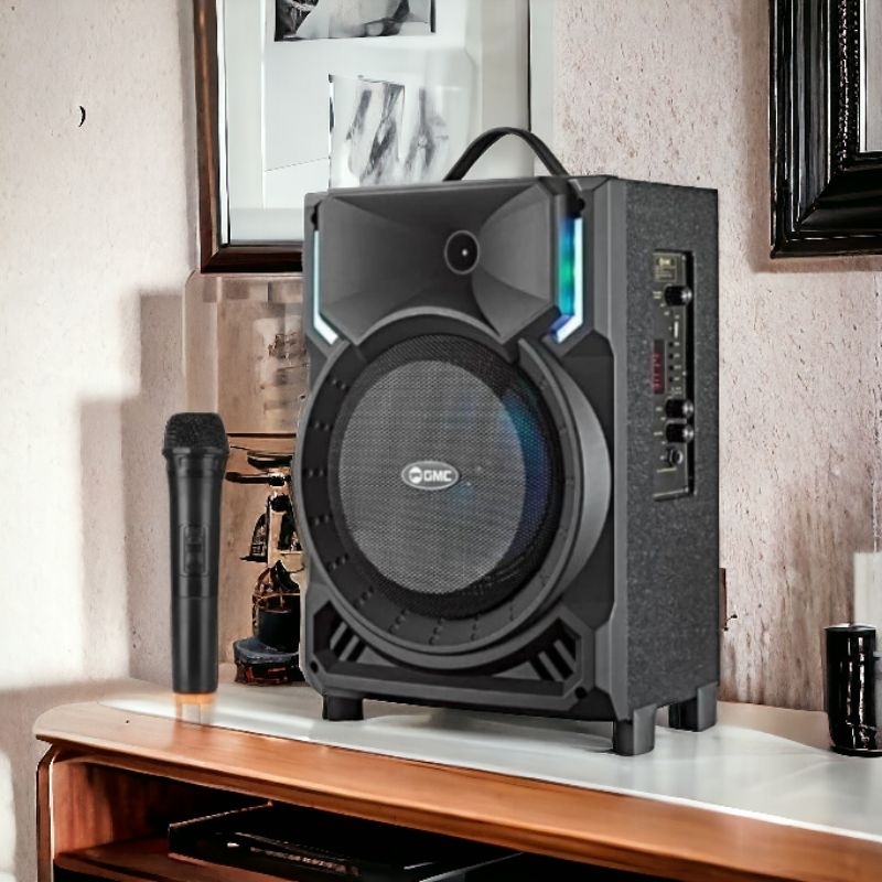 Speaker Portable GMC 897H Bluetooth 8 Inch FREE 1 Mic