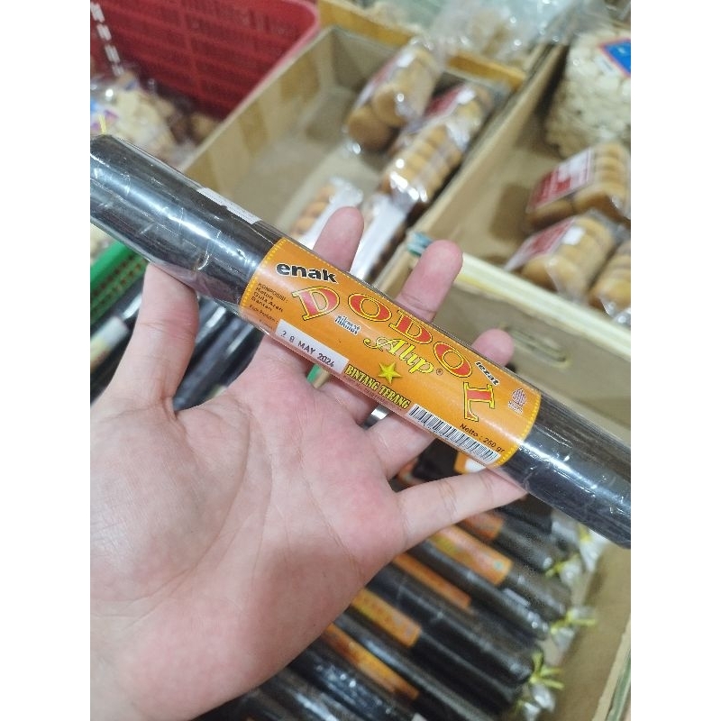 

Dodol Bangka cap Alip - Cemilan Khas Bangka - snack bangka
