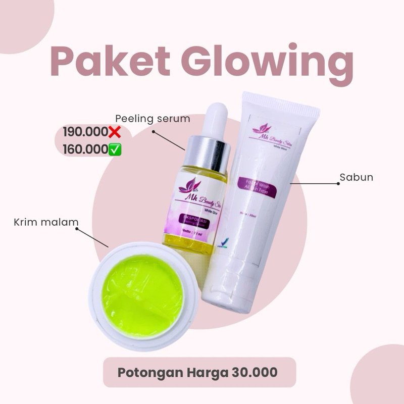 Mk BeautySkin promo paket glowing
