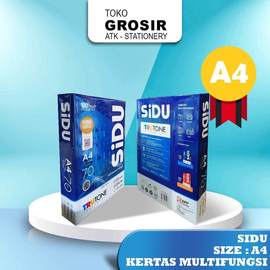 

Kertas HVS 70 gsm Merk SIDU