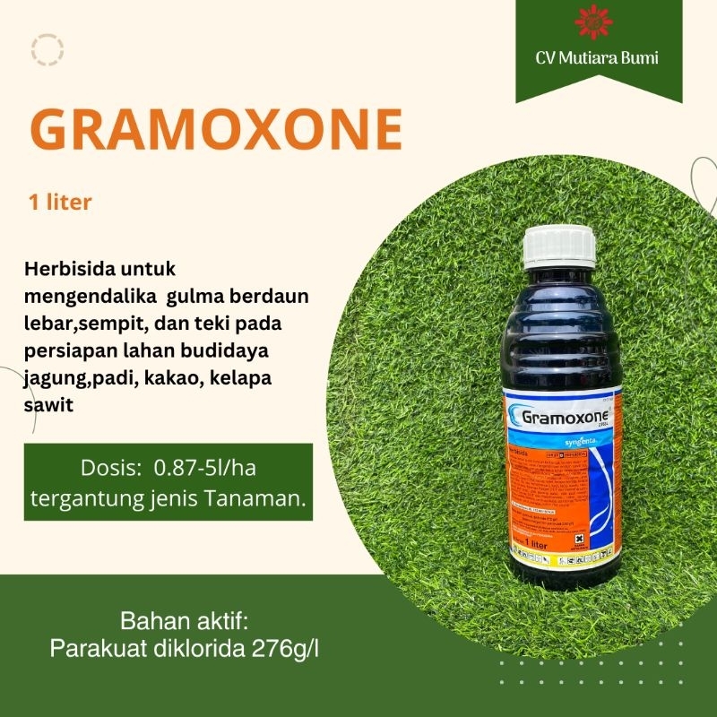 HERBISIDA | GRAMOXONE 1liter | OBAT RUMPUT PADA JAGUNG,PADI, DAN KELAPA SAWIT