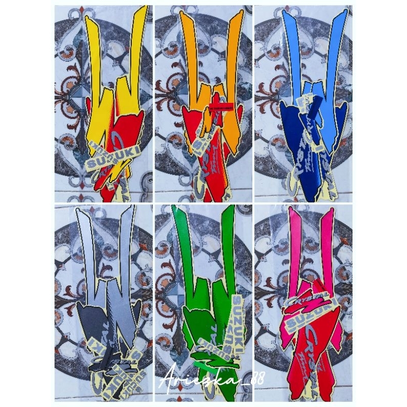 Stiker lis striping suzuki crystal 1994