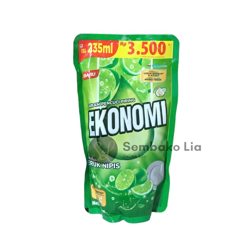 Ekonomi Power Liquid 290ml Sabun Cuci Piring 3500
