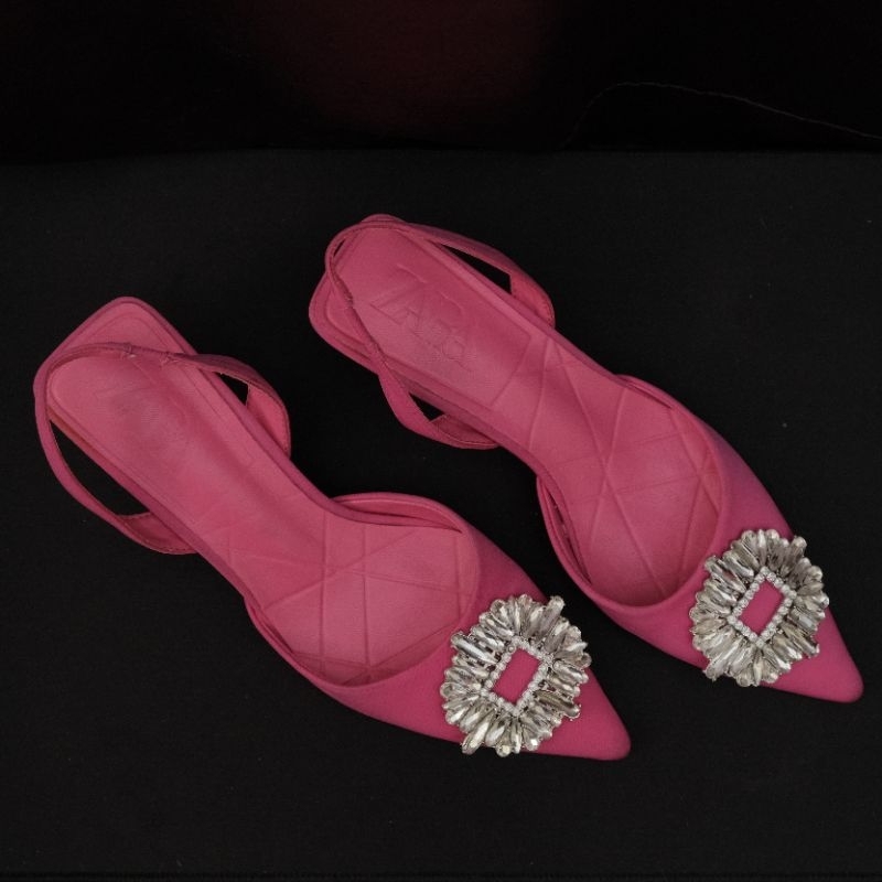 ZARA HEELS PINK * SECOND