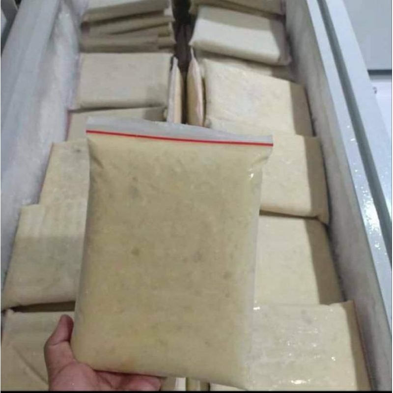 

Daging durian 1kg Murni sangat berserat