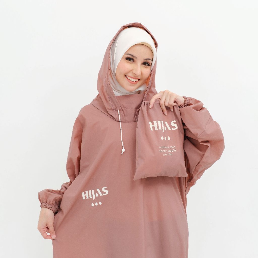 Mantel hujan wanita gamis muslimah tebal dan kuat /mantel hujan pria/mantel jas hujan/hujan/jas huja