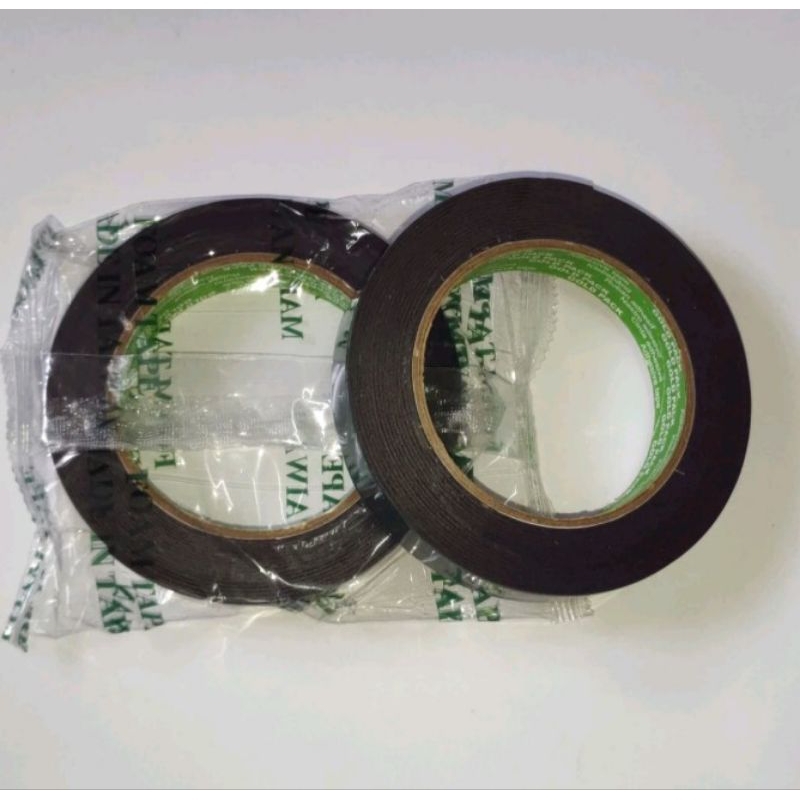 FOAM TAPE/DOUBLE TAPE BUSA 2 SISI GOLD PACK TEBAL (1 INCH) UKURAN SEDANG(1pc)