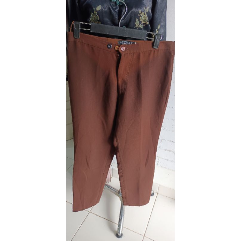 pl Celana kantor formal coklat Cantik Brand EZRAZ ori