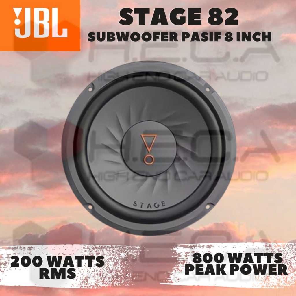 JBL Stage 82 Subwoofer Pasif 8" Single Coil Bass Sub 8 Inch Audio