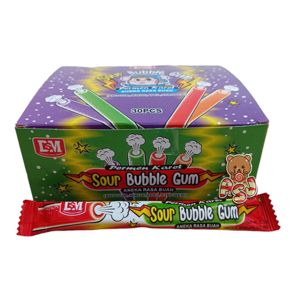 

DSM SOUR BUBBLE GUM BOX ISI 30