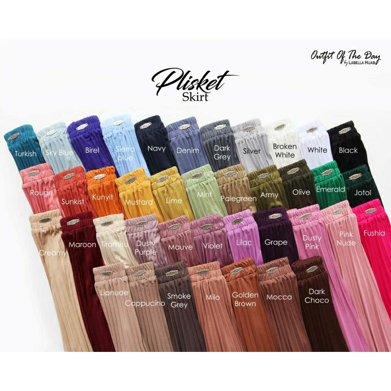 Plisket Skirt Labella || Rok Plisket Labella