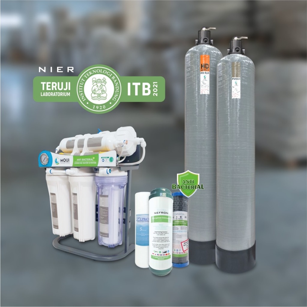 Paket Tabung Filter Air CAFE RESTAURANT - MOIJI pre Filter & RO Filter 500Gpd - langsung minum (9900