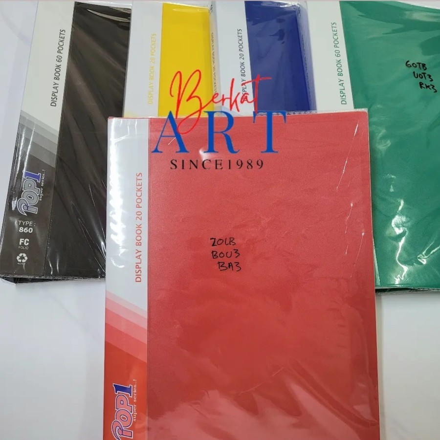 

Document Keeper / Map Clear Holder Folio F4 20 Lembar