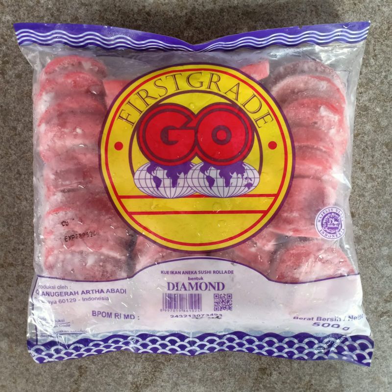 

Go Kue Ikan Sosis Rolade Diamond 500 gram