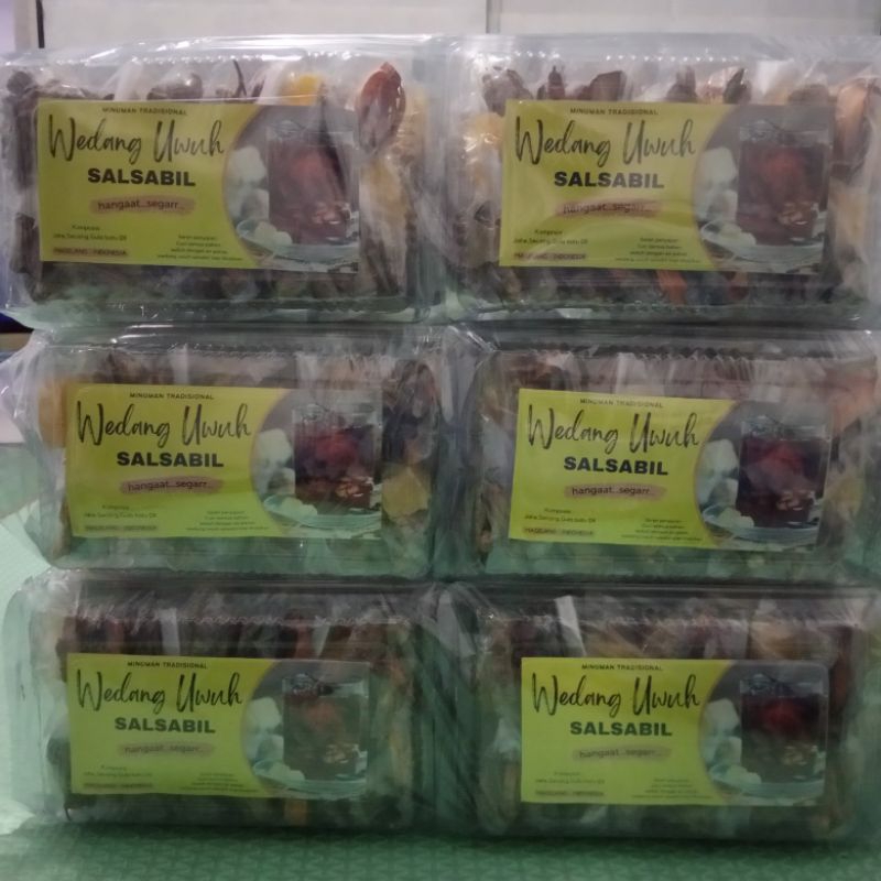 

wedang uwuh original asli khas jogja bahan komplit plus gula batu 1 pack 10 sachet