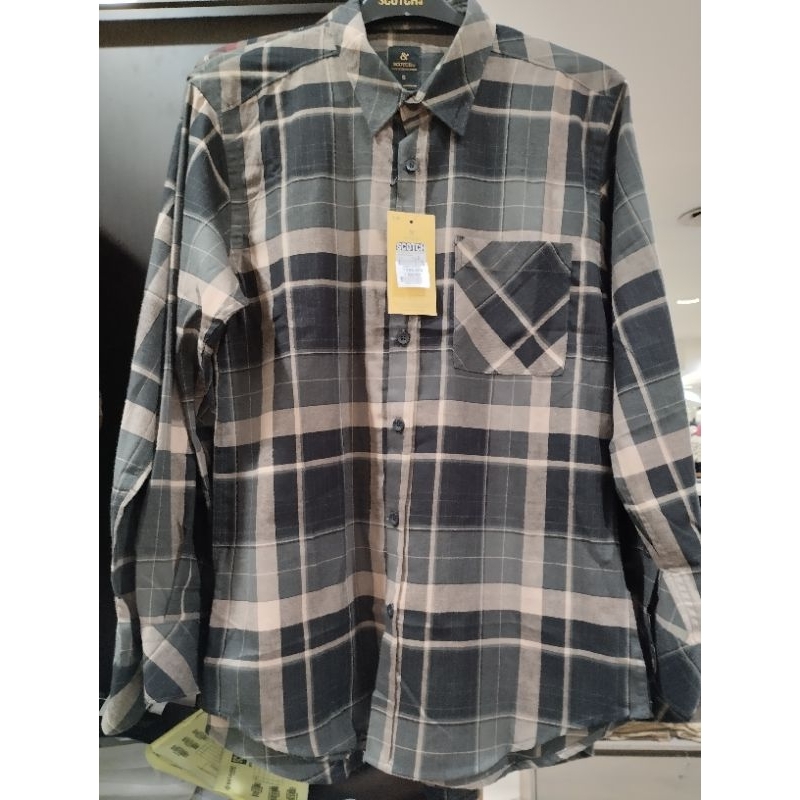 KEMEJA LENGAN PANJANG SCOTCH ORIGINAL MALL