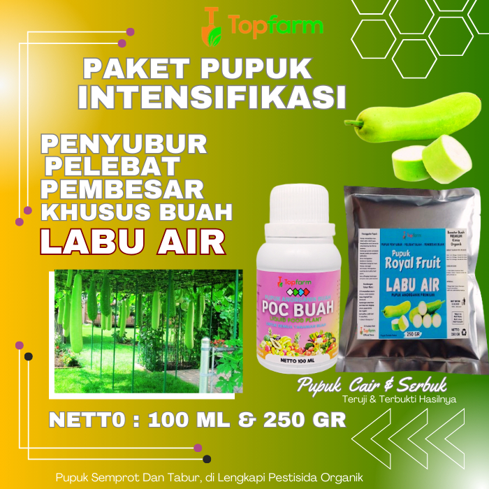 Pupuk Labu Air / Pupuk Buat Labu Air / Pupuk Booster Labu Air / Pupuk Organik Labu Air / Pupuk