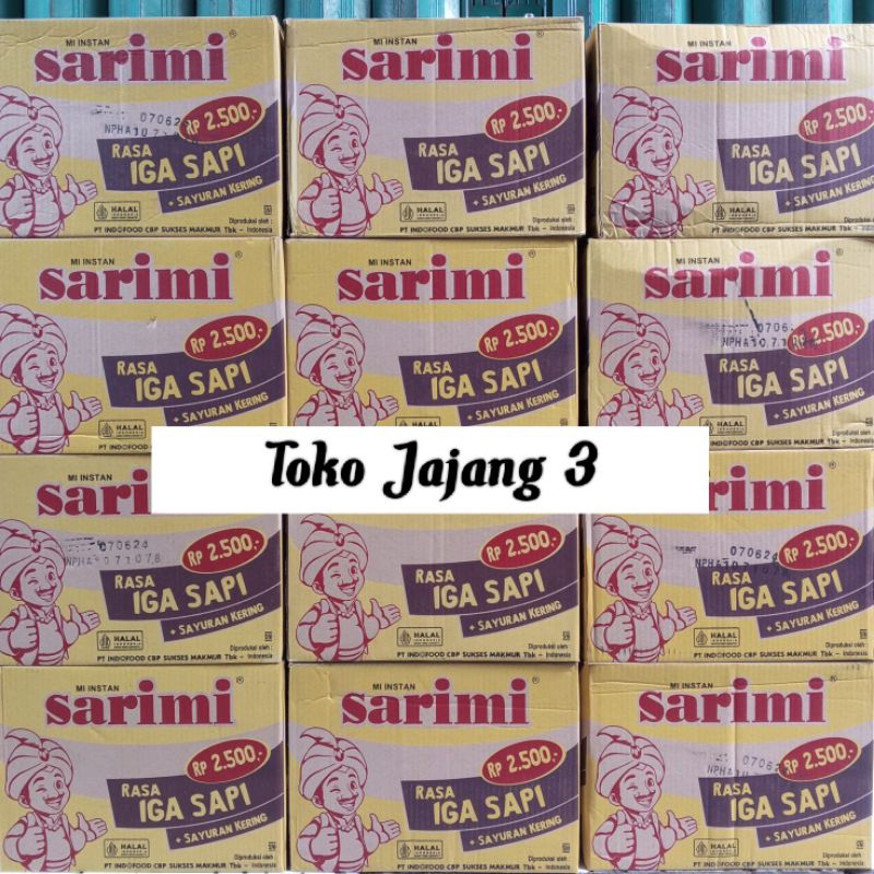 

MIE SARIMI - Mie Sarimi Rasa Iga Sapi Harga 1 Dus isi 40 pcs/bungkus - Mie Instan Murah