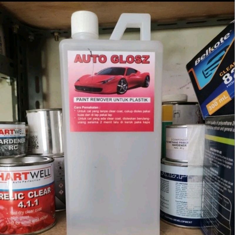 Paint remover perontok cat bahan plastik ABS 1L