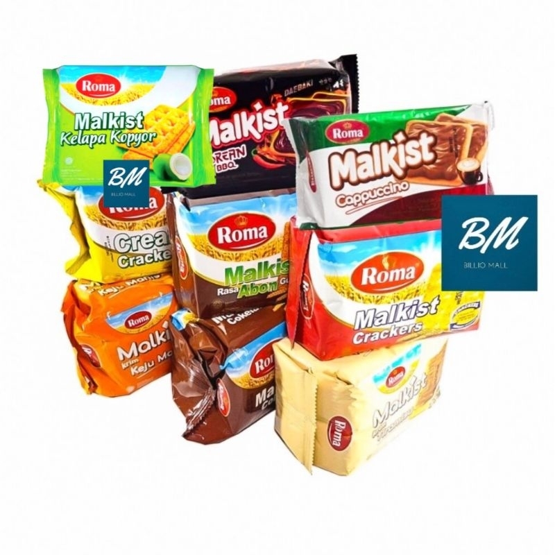 

Roma Malkist Premium Pack / Roma Malkis Crackers Merah / Cream Kuning / Coklat / Keju / Tiramisu / Cappuccino / Korean BBQ / Cokelat Kapa / Abon