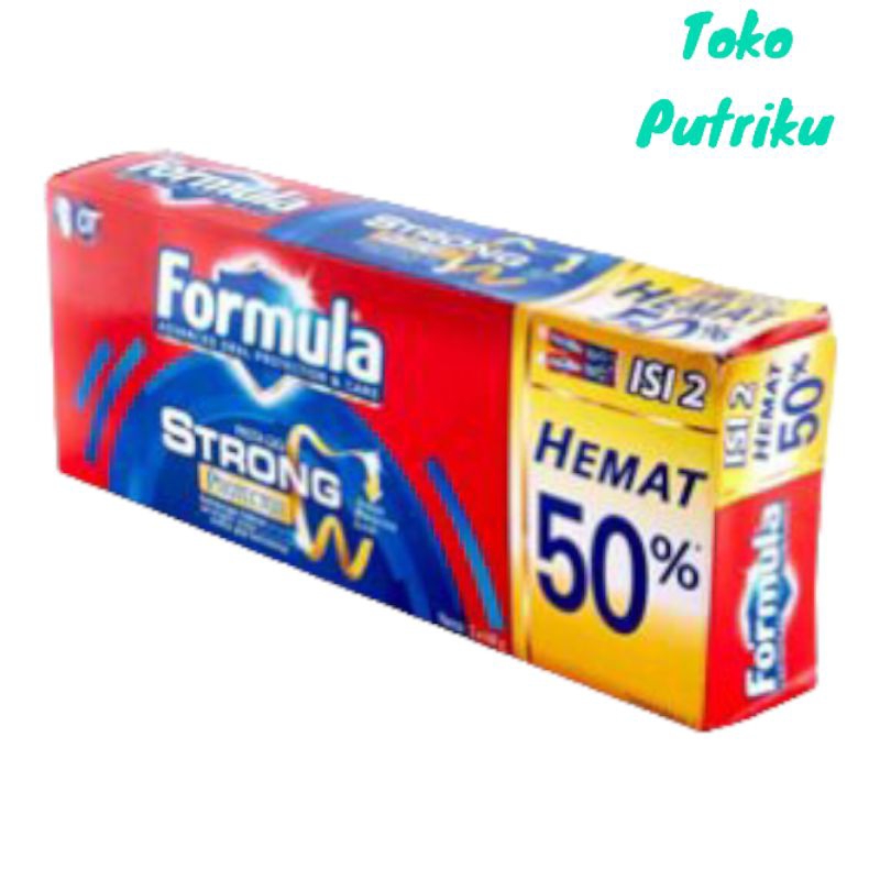 Formula Pasta Gigi TwinPack Strong Protector Box 2×160.